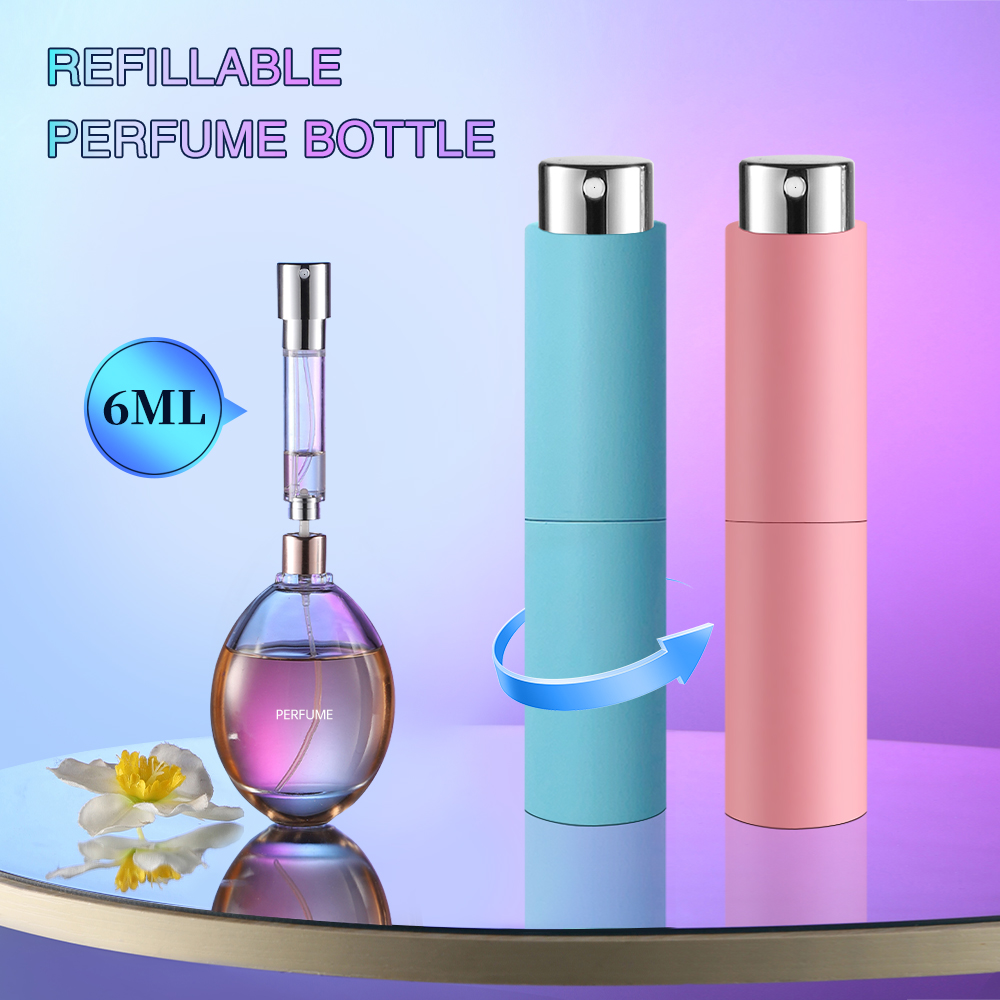 Fragrance Atomizer Pump - 6ml 회전 향수 분무기 휴대용 바닥