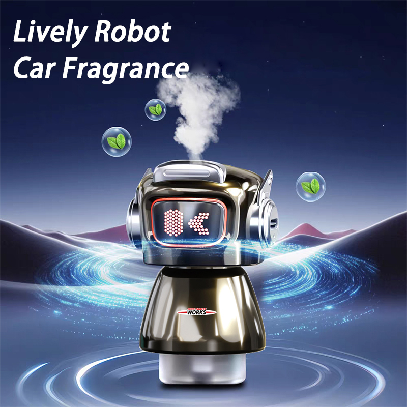 Fragrance Perfume R60 - 미니 자동차 방향제 향수 디퓨저 로봇