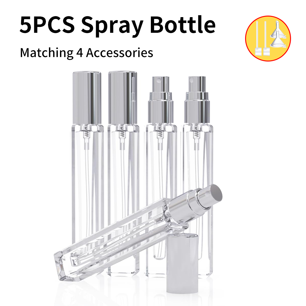 Fragrance Atomizer Pump - 5종 세트 콜로뉴 아토마이저 공병, 10ML