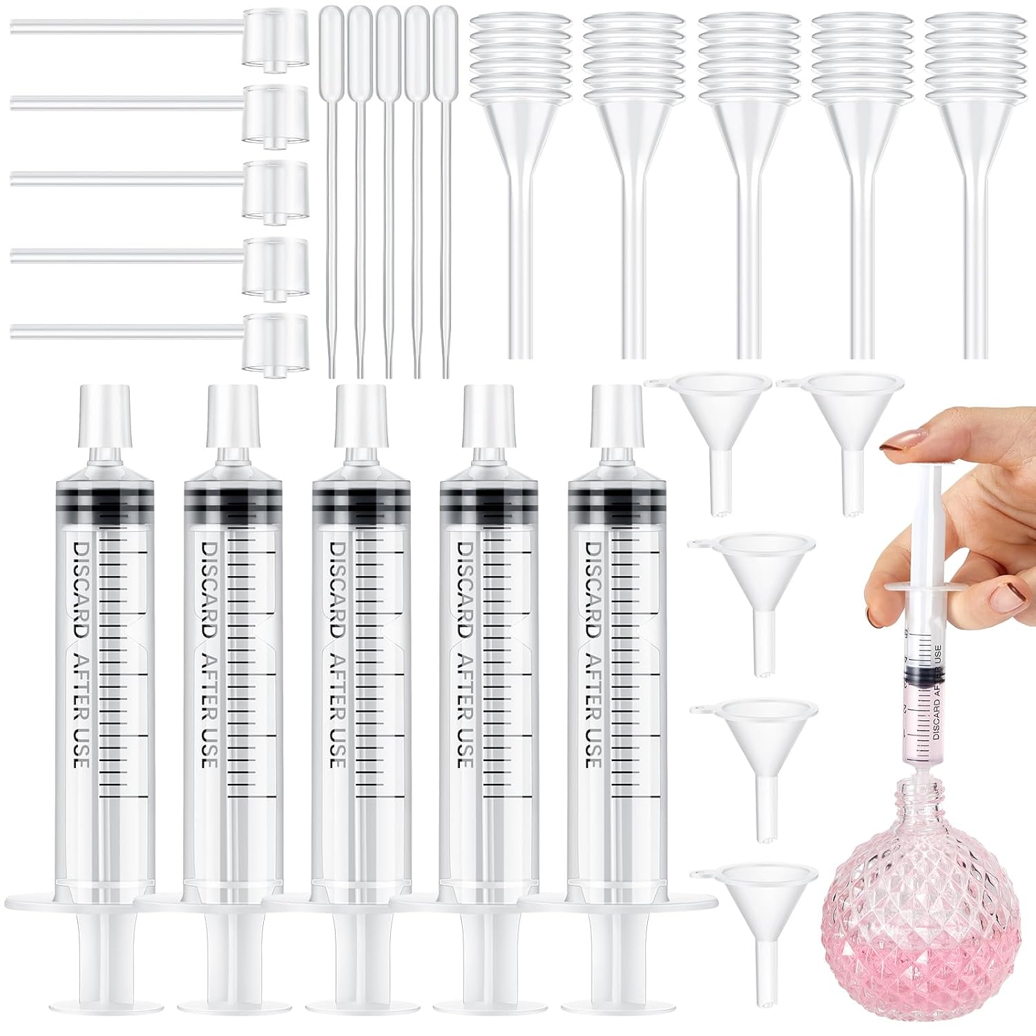 25/50PCS 향수 리필 펌프 도구 트랜스퍼 키트(당 - Fragrance Atomizer Pump 리뷰 및 가격