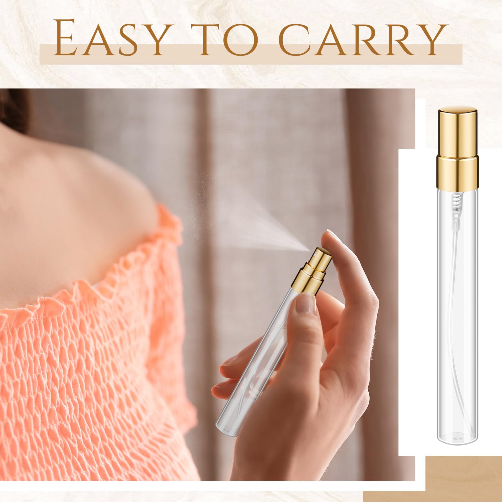 60개 미니 투명 향수병, 리필 가능한 병, 장식용 유 - Fragrance Atomizer Pump 리뷰 및 가격