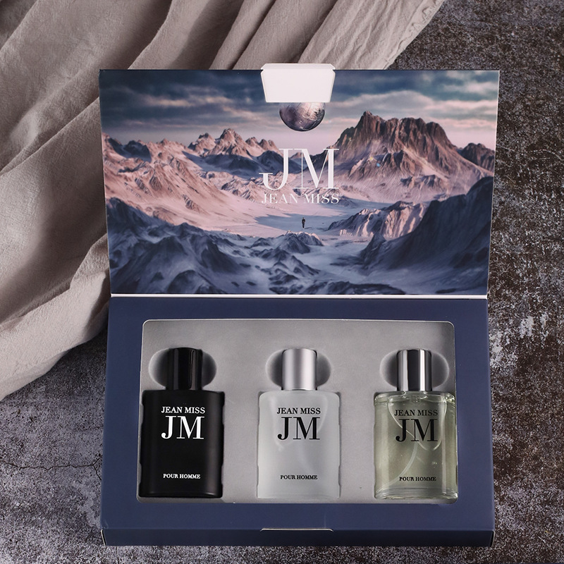 남성용 오드뚜왈렛 향수 선물 세트 3개, 엠보싱 처리된 - Perfume Fragrance Man 리뷰 및 가격